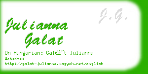 julianna galat business card